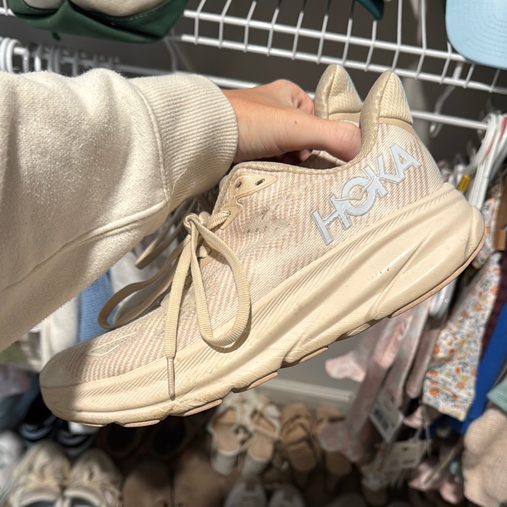 Hoka Women's Beige Sneakers
